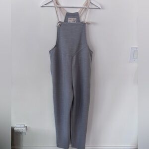 Jackson Rowe Light Gray/Blue Jumpsuit Sz XS oversized
